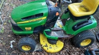 John Deere X120 ride on mower