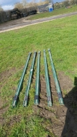 26 x 2.35m metal fence palings