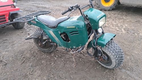 Eco Rider diesel farm bike, works well