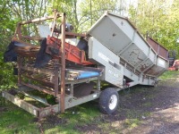Herbert 1800 bulk potato hopper/cleaner in use up to Covid lockdown