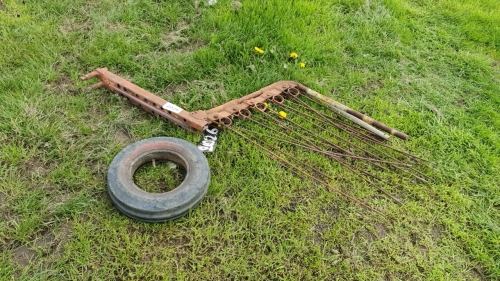 Pair of PZ haybob gates and spares