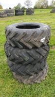 4 x dumper tyres 10/75/15.3