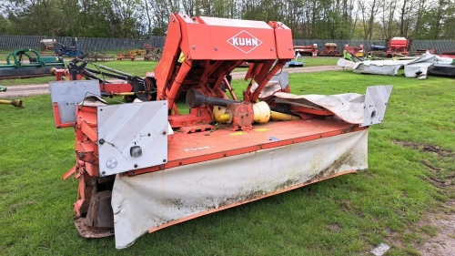 2007 Kuhn FC313F 3.1m front mounted mower conditioner, A-frame, nylon conditioner