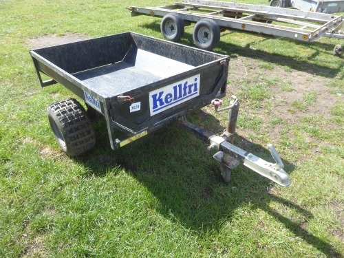 Kelfri quad bike trailer, tipping body, gwo