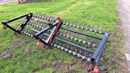 2.3m spring tine harrows for back of cultivator, power harrow etc