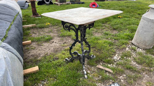 Marble top table