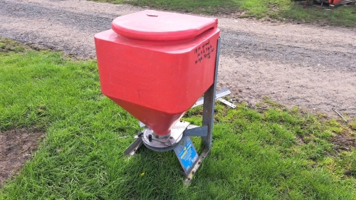 ATV slug/grass seed broadcaster
