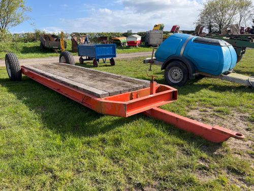 18ft low loader trailer, suit power harrow/seed drill etc