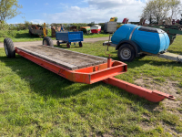 18ft low loader trailer, suit power harrow/seed drill etc