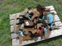 Pallet of various inter row cultivator parts