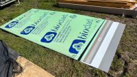 10 x 8'x4' plastic sheets, various colours