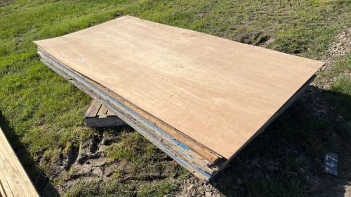 10 x 3/4" used plywood sheets