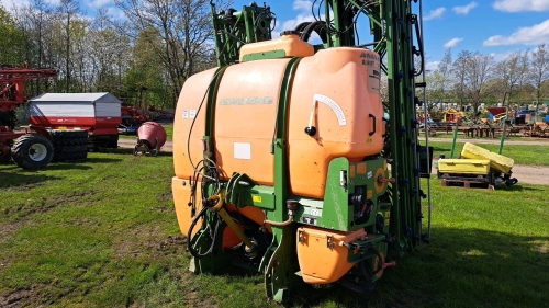 Amazone UF 1501 24m tractor mounted crop sprayer c/w control box and suction hose, 2006