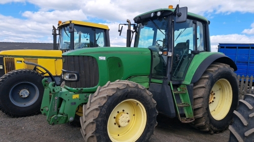 John Deere 6820 4wd tractor, NU52 MUO