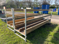 2 x sheep walk through feeders