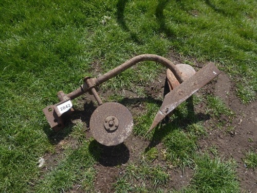 Single furrow plough