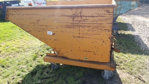 Forklift tip skip, vgc