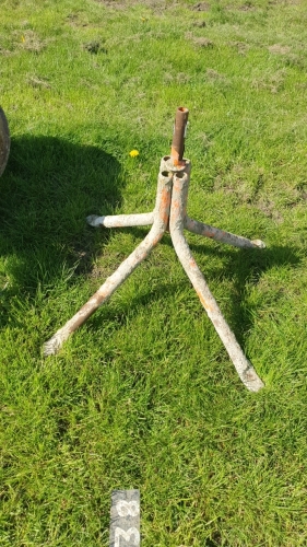Cement mixer stand