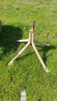 Cement mixer stand