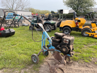 Petrol garden rotavator