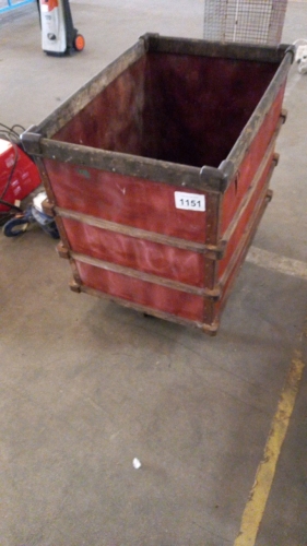 Antique mill trolley