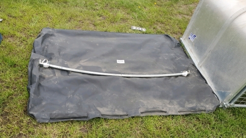 Land Rover Defender 90 pick up rear tonneau cover and fittings