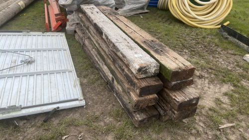 10 x railway sleepers