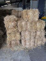 20 x small square 2-string conventional bales of straw, collect from York Auction Centre