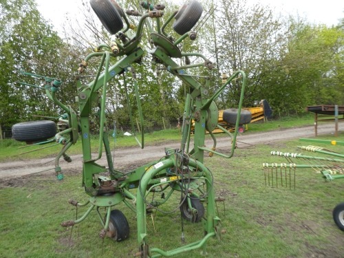 Krone KW 6.70/6 6 rotor tedder Spares or repair