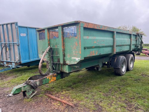 Richard Western tipping trailer LED lights,hydraulic back door.GWO