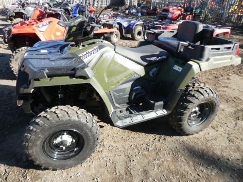 Polaris Sportsman 570 quad bike, 223 miles, 38 hours, excellent condition, YX20 ZWA