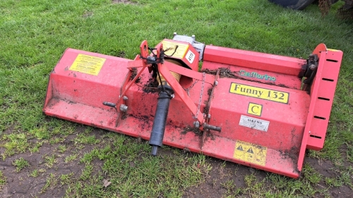 Del Morino flail mower, 3 point linkage, PTO drive, suitable for compact tractor