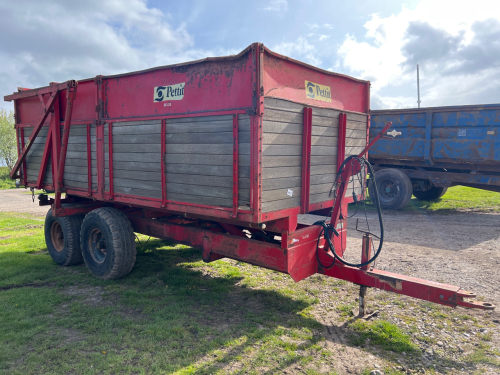 Pettitt 10T tipping trailer, auto rear door, 1978