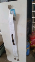 46" kieffer gold line white girth