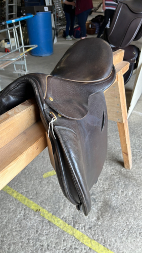 Barnsby Pony Club GP Saddle, 2nd hand, brown, Wide fit