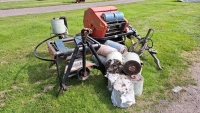 Rekord Caeb compact mini baler and wrapper, 8x rolls wrap and 6 rolls net, comes with owners manual, 1998
