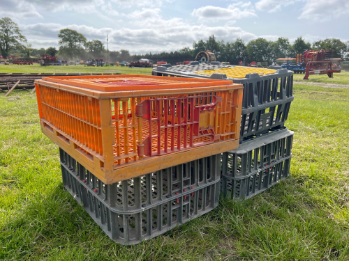 4 x hen crates