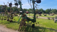 Westmac 680H 6-row rotor tedder and PTO