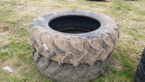 Pair of 380/85/34 tyres