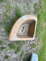Hurlford, Kilmarnock, salt glazed corner trough
<br/>