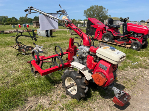 Honda 600 rotavator with cultivator tool plus - road wheels, rotavator tines and plough body