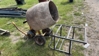 240v cement mixer on stand, gwo