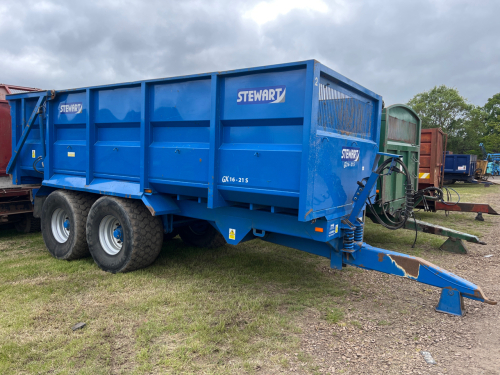 Stewart GX16-21S grain trailer, flotation tyres, very good condition 2012