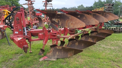 Naud RX 409 5F plough, front furrow hydraulic vari-width, press arm, new points