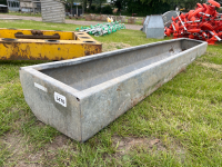 Galvanised feed troughs