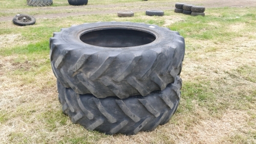 Goodyear 16.9/34 radial tyres, 30\%