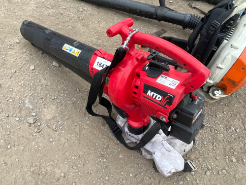 MTD petrol blower/vac
