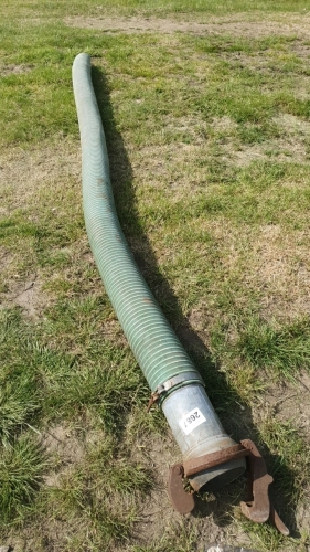 Slurry tanker pipe