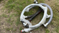 5 x 2" new petroleum pipe 10m in total, stainless steel flanges, made in Italy