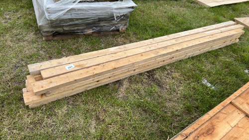 12 x 10'x4"x2" pieces of wood